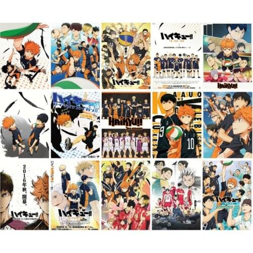 15style Choose Classic Haikyuu!! Anime Manga Manga PICTURE Art Film Print Silk Poster for Your Home Wall Decor 24x36inch