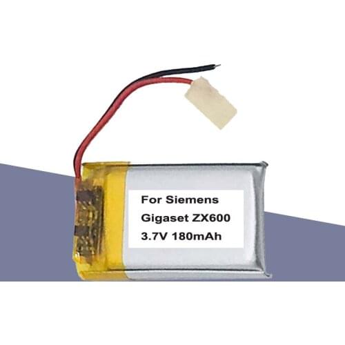 180mAh Rechargeable Battery For Siemens Gigaset ZX600 Bluetooth Earphone headset Batterie Accumulator AKKU