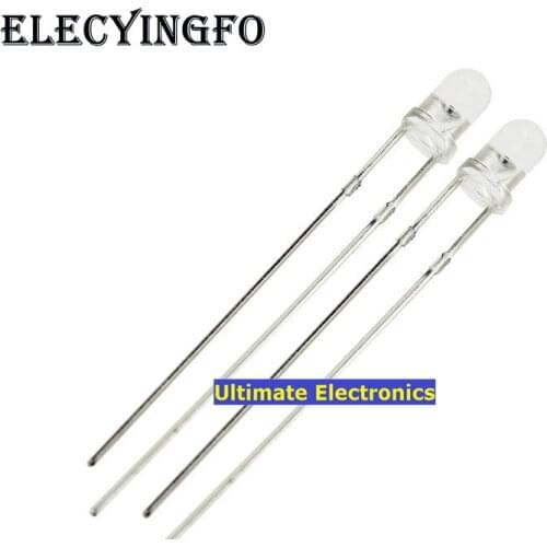 20PCS 3mm Infrared Emission Tube launch Infrared Receiving Tube F3 Round Head LED Type
