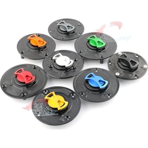 Aluminum Keyless Motorcycle Fuel Gas Tank Cap Cover For Suzuki GS500 /SV650 1999-2002/GS 600 F 2000-2001/TL1000S/GSXR600 1997-03