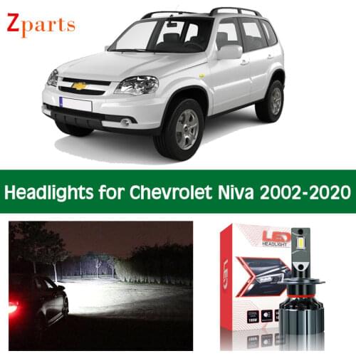 Car Bulb Lighting For Chevrolet Niva 2002 - 2020 LED Headlight Headlamp Low High Beam Canbus Super Brigh Auto Lightt Accessories
