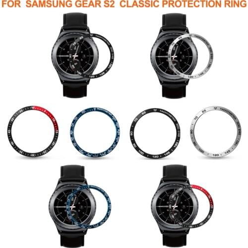 Stainless Steel Bezel For Samsung Gear S2 Zinc Alloy Anti-scratch Protection Ring 40mm Stylish Frame Case Cover Anti Scratch Pro