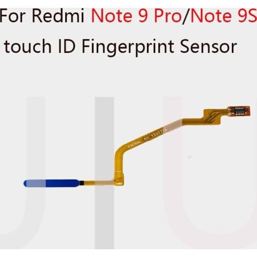 For Redmi Note 9 Pro Redmi Note 9S touch ID Fingerprint Sensor scanner Home Return Key Menu Button Flex Cable