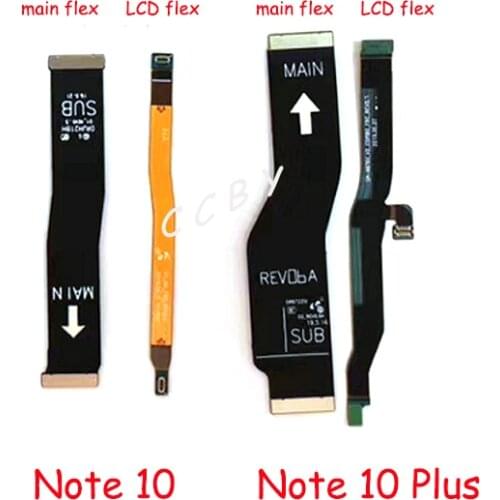 For Samsung Galaxy Note 10 / Note 10 Plus Lite Main board Motherboard LCD Display USB charging connecter Flex Cable Ribbon
