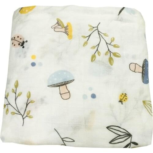 F newborn muslin 100% bamboo fiber baby blanket swaddles blankets bath gauze infant wrap sleepsack stroller cover play mat