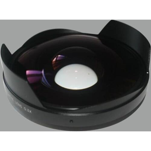 Kapkur 0.3X 67mm fisheye camcorder lens