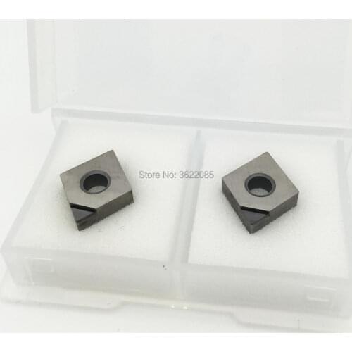 KLOT 2PCS CNMG CNMA1204 PCD/CBN Diamond Tipped Turning Insert CNC Lathe Cutter Bit