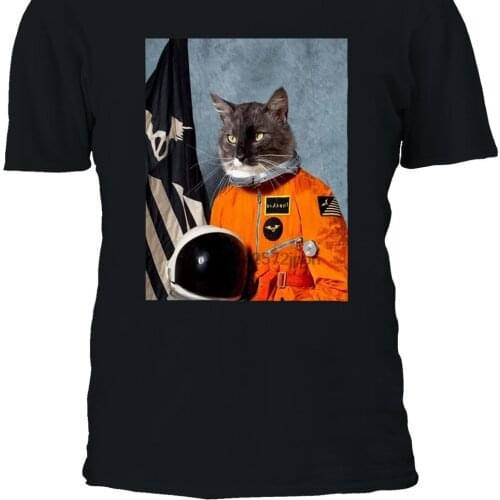 Astronaut Funny Cat Suit In Space T shirt Tee Shirt Top Men Women Boy Girl Ladies Unisex S M L XL XXL 3XL 4XL 5XL Oversized 529