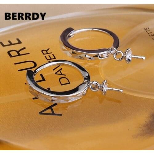 Fashion Pearl Earrings Mountings, Earrings Findings, Earrings Settings Jewelry Parts Fittings Drop Earrings Accessories