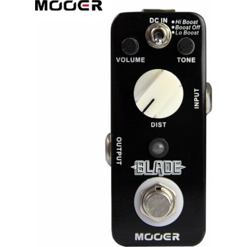 NEW MOOER BLADE Metal Distortion Pedal , electric guitar effect Pedal ,guitar effects True bypass