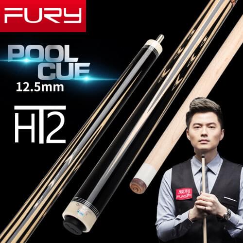 Original FURY DC-1 Pool Cue 12.5mm Tiger Tip HT2 Maple Shaft Handmade Unique Design Quick Joint Smooth Grip Billiard XTC Ferrule