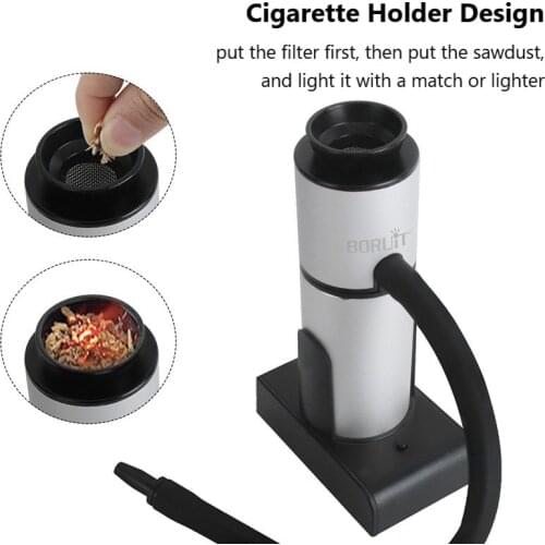 Food Cold Smoke Generator Portable Molecular Cooking Smoked Kitchen Products Sawdust Handheld Smoking Gun Meat Burn Cooking BBQ