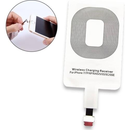 Qi Wireless Charging Receiver For IPhone 6 6s 5 5s Micro USB Type C Fast Wireless Charger For Samsung Huawei Xiaomi