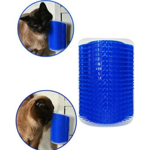 Pet Comb Convenient Cat Corner Groomer Scratching Rubbing Brush Pet Hair Removal Massage Trimming Pet Grooming Cleaning Supplies