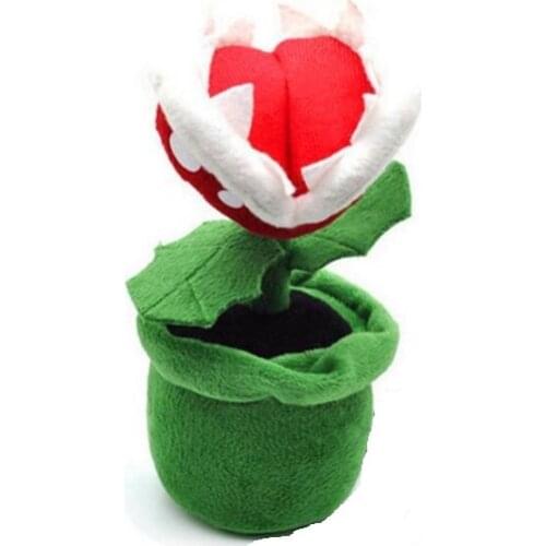 Birthday Christmas Gifts 22CM Super Mario Plush Piranha Plant Mario Plush Animals Doll Toys For Kids