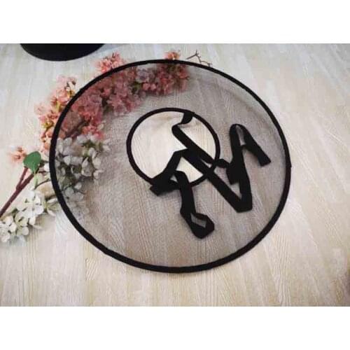 Sun Protection Hat For Men Women Chinese Ancient Cap Cosplay Prop Hanfu Fishermans Mesh Visor Without Top Cap Hat For Men Women