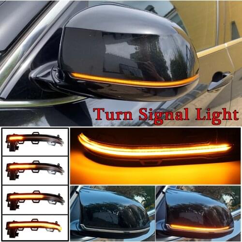 2pcs For BMW X4 F26 2014-2018 LCI Dynamic Blinker LED Turn Signal Light Side Mirror Indicator Sequential