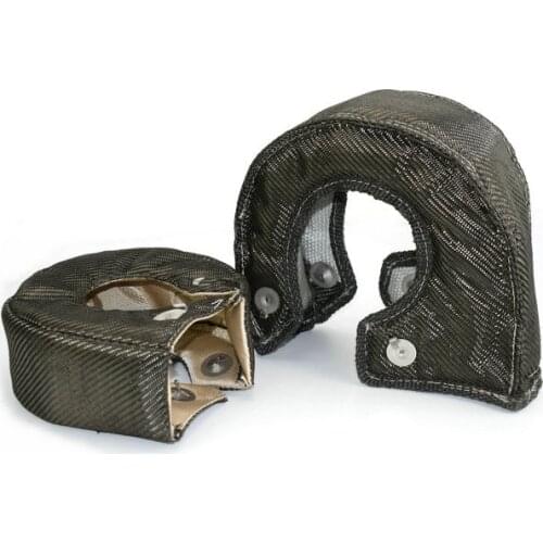 T25 T28 T3 T4 T6 Carbon Fiber Turbo Blanket Turbo Heat Shield Cover Turbocharger Jacket