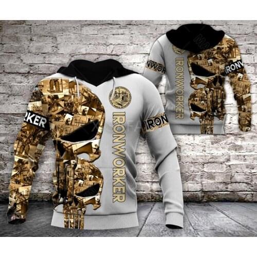 Skull HD Multicam Welder 3D Print Hoodie Man Women Harajuku Outwear Zipper Pullover Sweatshirt Casual Unisex Jacket-9