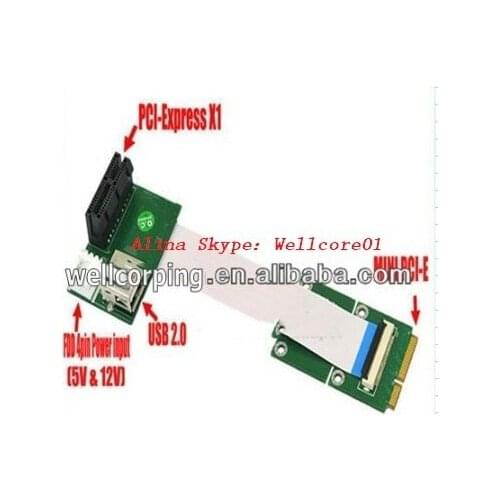 High Quality PCI Express Mini Card USB 2.0 Hi-Speed Up to 480Mbps Mini pci-e adapter
