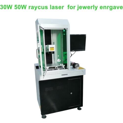 Protect cover Cheap Cutting Pigeon Ring Fiber Laser Marking machine for Small Business 50W Raycus