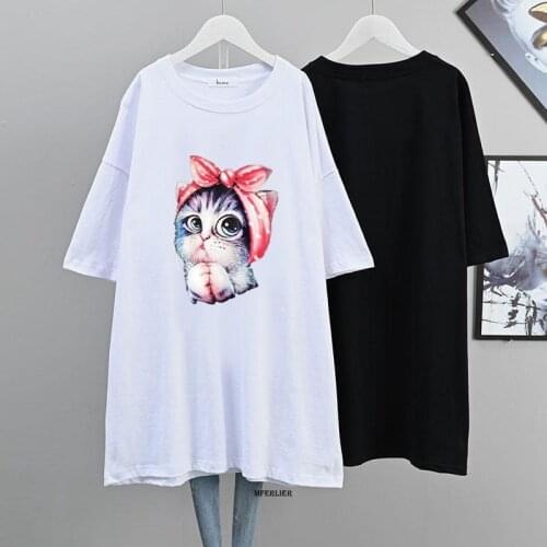 Summer plus size 8XL 6XL 10XL cartoon pig t-shirts short sleeve women cheap big sale tees oversize home loose tops 54 60 62 64