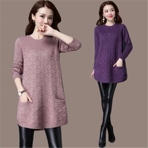 2021 Spring Autumn Bottoming Shirt Pullover Sweaters Loose Sweaters Women Winter Knit Female Tops Outerwear