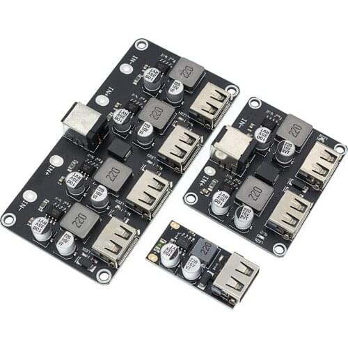 10pcs QC3.0 QC2.0 USB DC-DC Buck Converter Charging Step Down Module 6-32V 9V 12V to Fast Quick Charger Circuit Board 3V 5V 12V