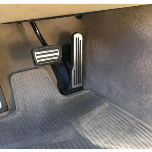 2PCS Stainless Brake Pedal Accelerator Pedal Cover For Cadillac CT6 2016-2019