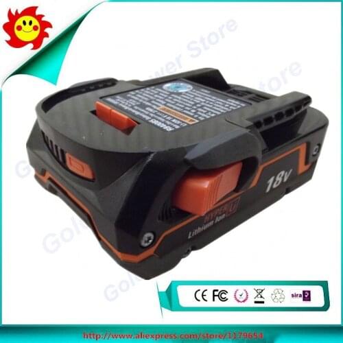 2pcs X For Ridgid/AEG R84008518V Hyper Lithium Ion 1.5Ah/1.5ah/1500mah Original Battery Pack With Fuel Gauge Used Free Shipping