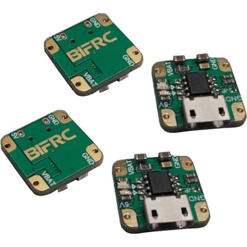 4pcs 3.7V 1S Lipo Battery Charging Module with Micro USB Connector 0.5A/1A Mini Power Charger Board for RC Drone FPV Accessories