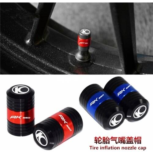 Motorcycle CNC Accessories Wheel Tire Valve Stem caps Cover Airtight Covers For For KYMCO AK550 AK 550