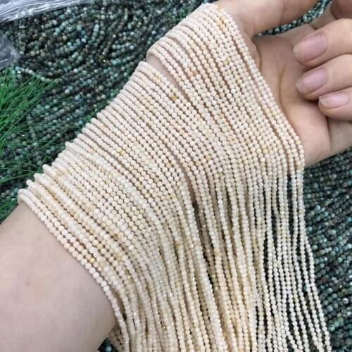 White Mother Shells Section Loose Beads Charms For DIY Necklace Bracelet Sewing Craft Jewelry Accessory Making