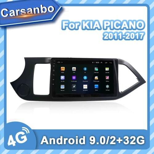 Carsanbo Android 9.0 Car Radio Multimedia GPS Navigation For Kia Picano 2011-2017 Player Bluetooth Radio WIFI 4G Navigation