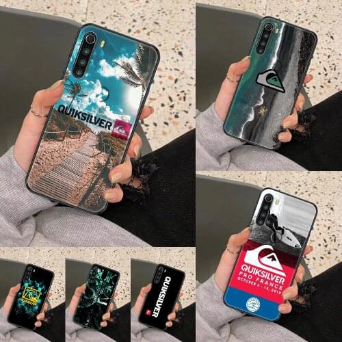 Quiksilver Surf and Skateboard Phone case For Xiaomi Redmi Note 7 7A 8 8T 9 9A 9S 10 K30 Pro Ultra black pretty cell cover 3D