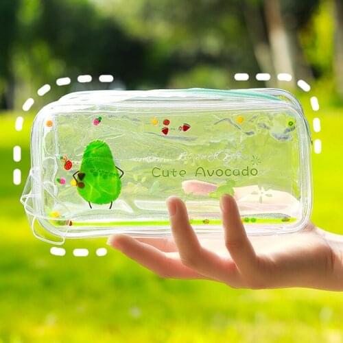 Effomeet Transparent Pencil Cases