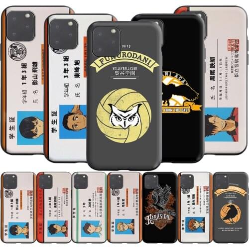HAIKYUU!! Karasuno Nekoma Silicone Case for Realme Narzo 30A GT NEO C3 C25 C21 C20 C17 C15 C12 C11 8 7 7i 6 6i Pro