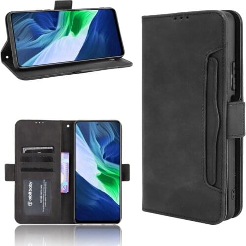 Leather Phone Case for Tecno Infinix Hot 10s X689 / 10S NFC / 10T / Note 10 / Note 10 Pro NFC Back Cover Flip Wallet with Stand