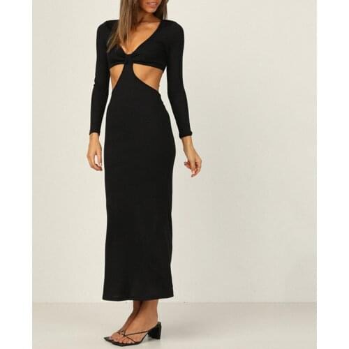 2021 Summer Beauty Sexy Long Skirt Elegant Temperament Sexy Hollow Explosion Style Slim Fashion Woman Waist Dress