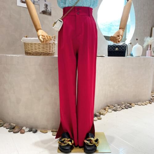 New Womens Clothing Summer 2021 Fashion High waist Versatile straight Ninth pants jeans