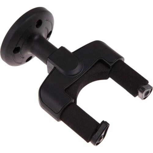 One Set Black IRIN Guitar Wall Hanger Holder Stand Rack Hook Mount for All Size Guitar 134*95*63mm
