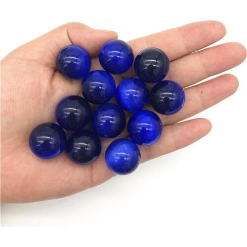 Wholesale Beautiful Blue Cat Eye Stone Ball Blue Cryustal Sphere Balls Crystal Gemstone Healing Stones Gifts Quartz Crystals