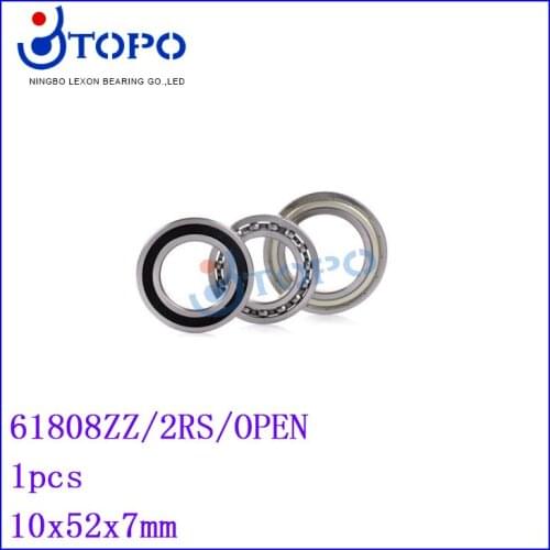 40*52*7mm Deep Groove Ball Bearings61808 ZZ/2RS/OPEN