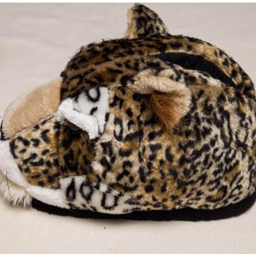 Special new Christmas cheetah, home slippers pantoffels women men indoor slippers winters Custom home shoes