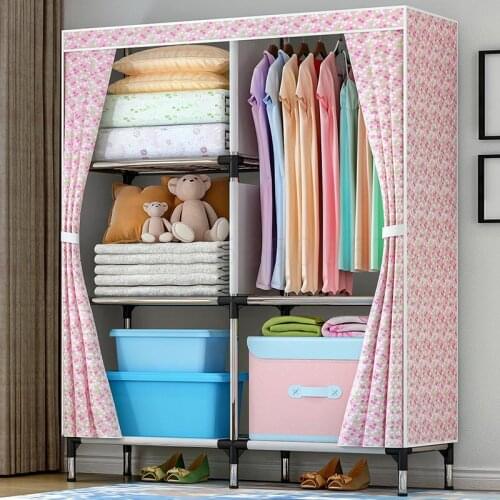 Cloth Chest Tube Bold Reinforced Assembly Oxford Cloth Wardrobe Receive Improvised Chest Contracted And Contemporary