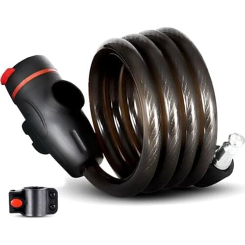 Bicycle Lock Safe Metal Anti-Theft Outdoor Bike Steel Wire Lock Security Reinforced Cycling Chain Lock Bicycle Accessories