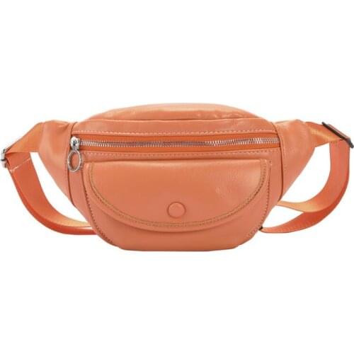 2021 Womens Waist Bag Soft PU Leather Belt Bags Designer Shoulder Messenger Chest Bag Female Fashion Fanny Pack
