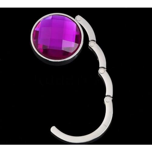 1 Piece Lovely Colorful Desk Hanger Folded Handbag Bag Hook Hanger Holder Portable Table Hook Purse