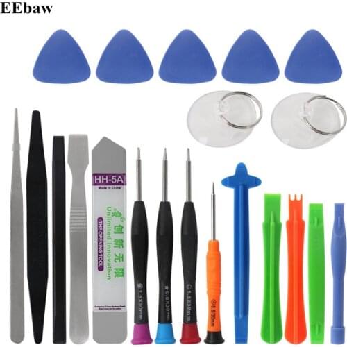 21 in 1 Hand Tools Set Mobile Phone Repair Tools Kit Spudger Pry Opening Tool Screwdriver Set for iPhone X 8 7 6S 6 Plus
