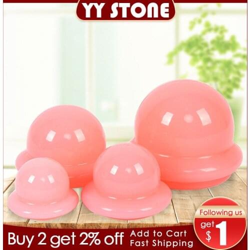 4pcs/set cup for Massage Body Cups Vacuum Cupping Ventosas vacuum bank Weight massage Cupping Apparatus vacuum cans jar therapy